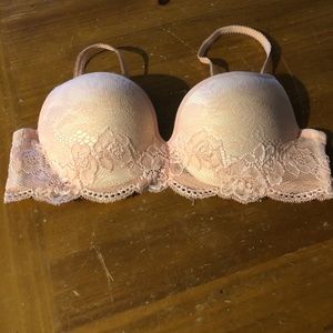 Pink Lace Bra